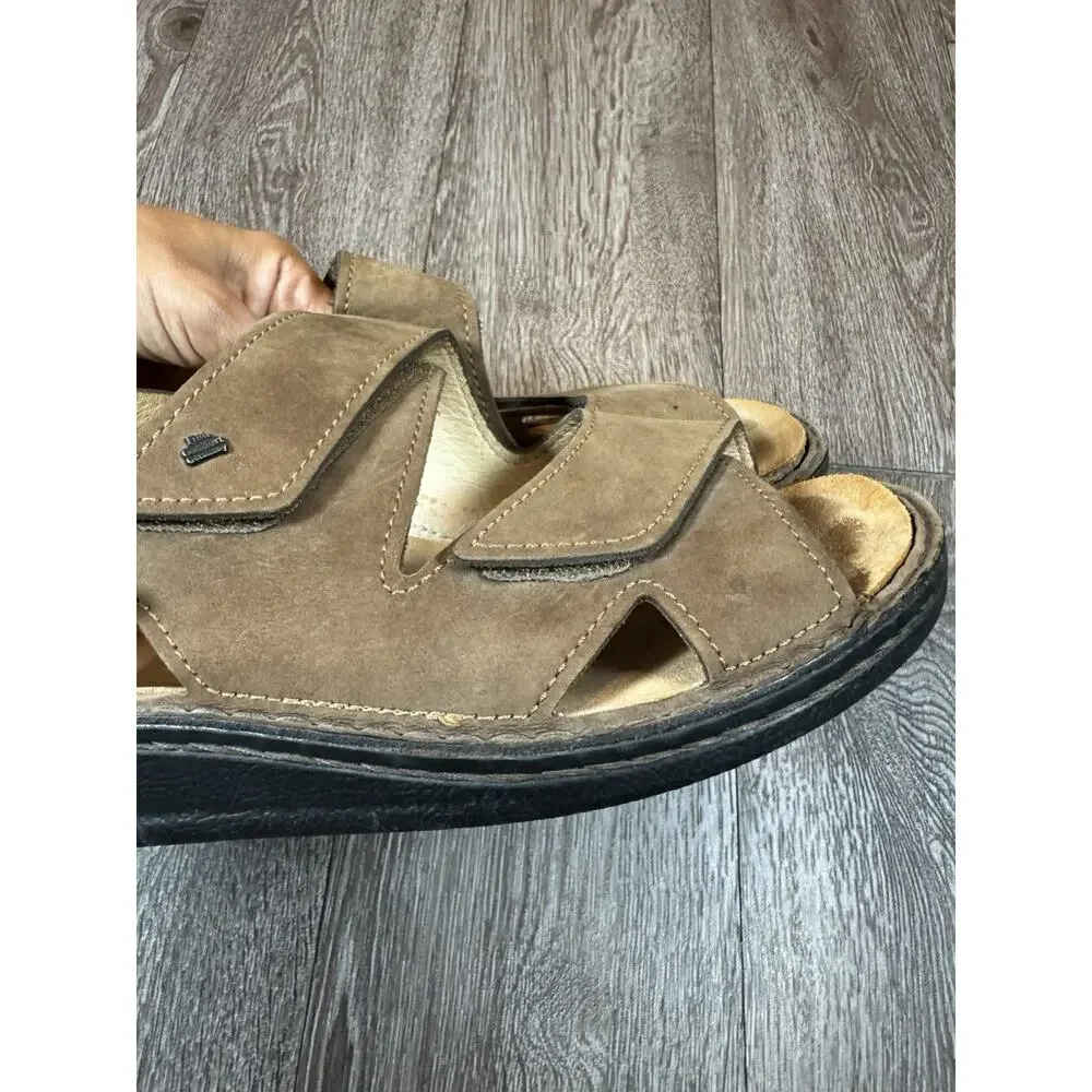 Finn Comfort Mens Size Eu 42 US 9.5 Toro Brown Strap Sandals